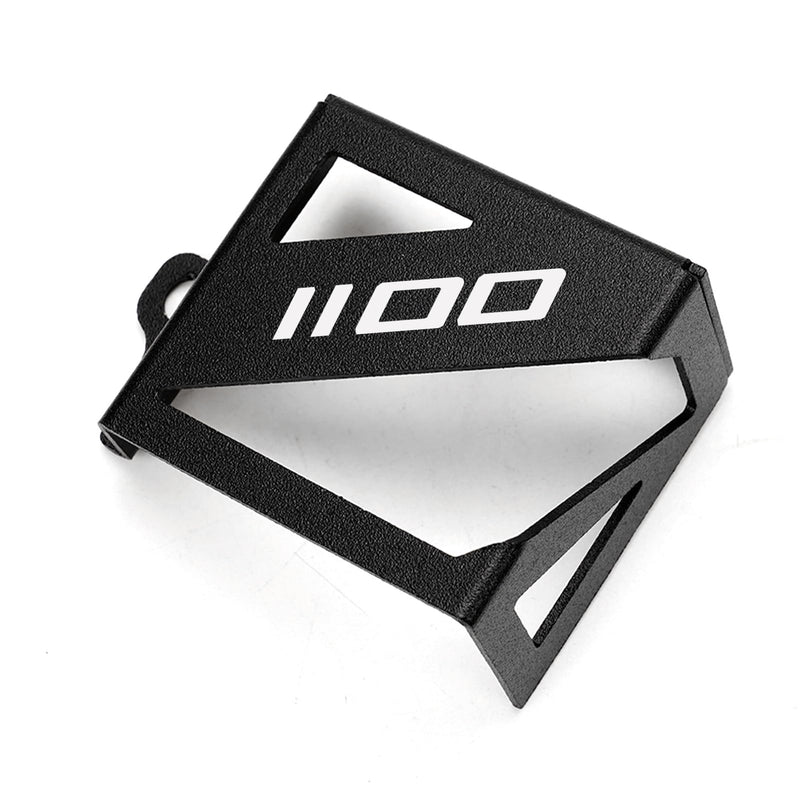 Compatible with Africa Twin CRF1100L DCT CRF 1100L Adventure Sports ES 2019-2023 2024 2025 CNC Motorcycle Rear Brake Fluid Reservoir Cover Guard (Black) Black