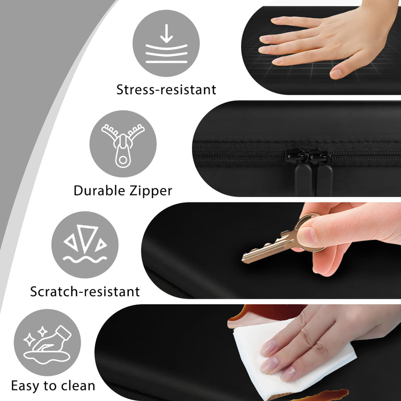 Stethoscope Case Compatible with 3M Littmann Classic III, Cardiology IV, Lightweight II S.E. Stethoscope Bag for MDF, ADC, Omron Stethoscopes, Nursing Essentials for Nurses Clinical Bag Black