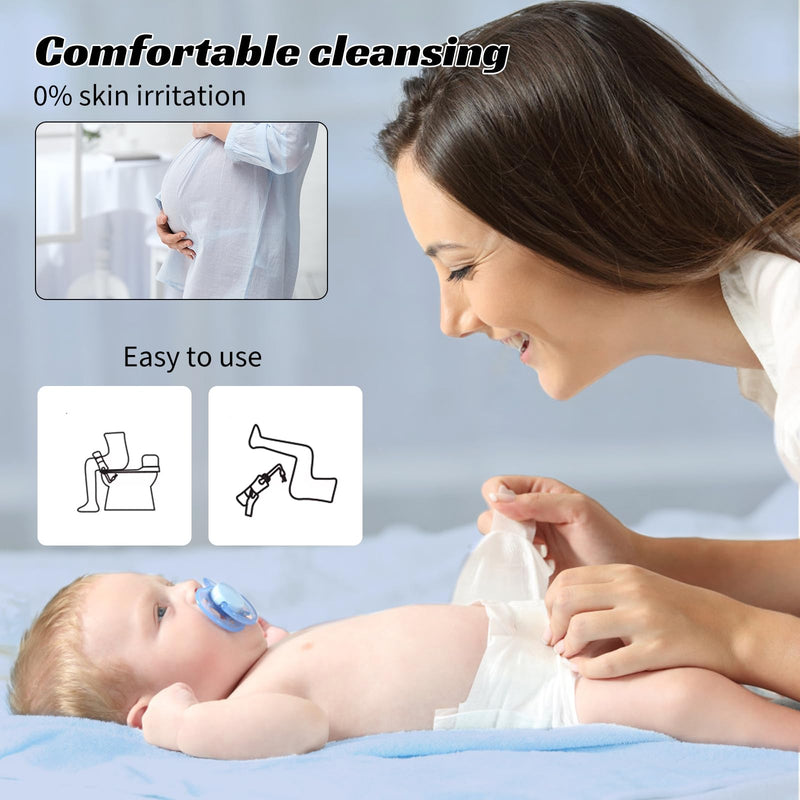 Portable Bidet for Travel, VITCOCO Waterproof Electric Travel Bidet Sprayer,Rechargeable High Pressure Handheld Bidets for Personal Hygiene Cleaning,Black Black