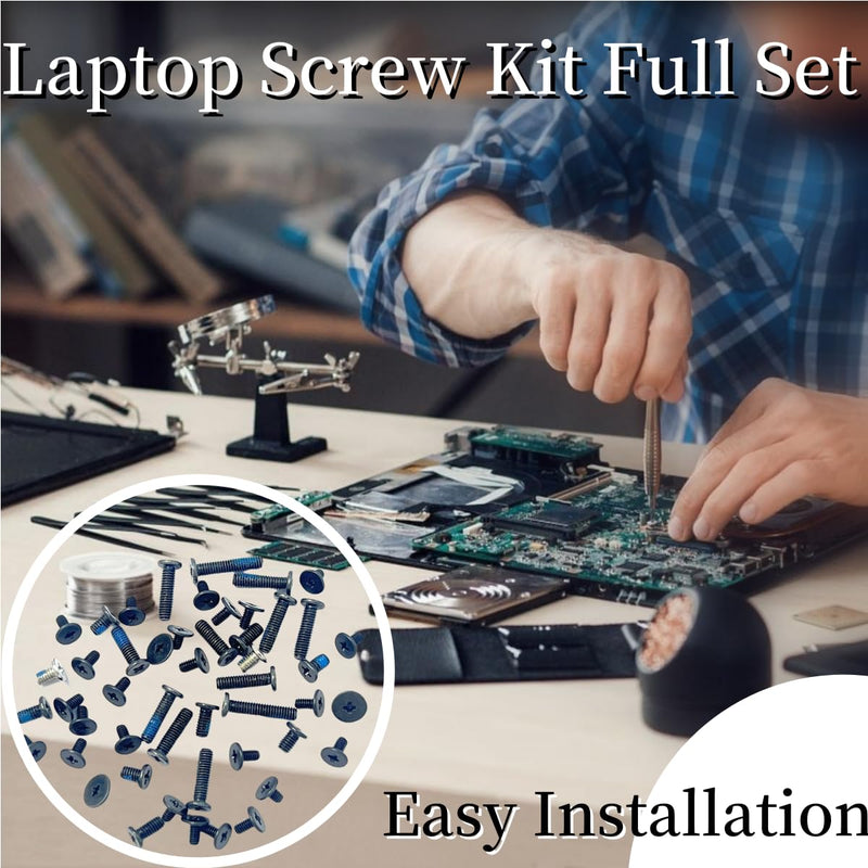 Complete Set of Lower Bottom Screws Replacement for Asus TUF Gaming A15 FA507 FX507 FA507RC FA507RE FA507RM FA507RR FX507Z FX507ZR FX507ZM FX507VV FX507VU FA507UI FA507UV FA507UU