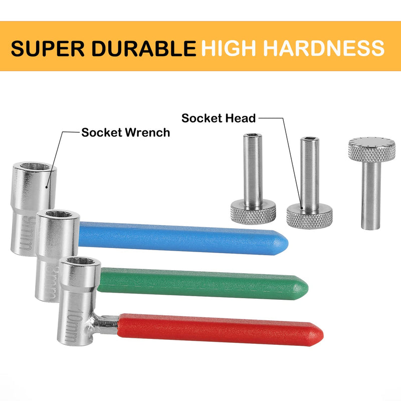  [AUSTRALIA] - E-cowlboy Valve Clearance Adjustable Wrenches, 2218 Small Engine Valve Tappet Adjusting Tool 6 Piece Set Tappet Adjuster，For Motorcycles ATV`S And ATC`S