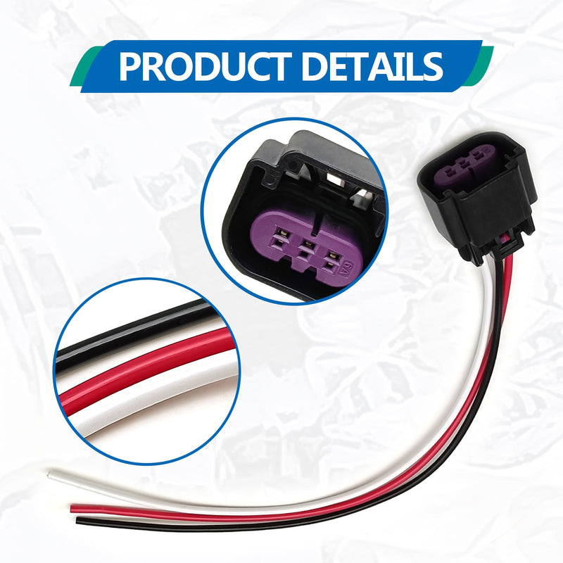 GM E85 Plastic Flex Fuel Sensor Connector Pigtail Fuel Composition Ethanol, Fuel Composition Ethanol Replace 13577394 PT-E85-2 13577394 13577379 13577429
