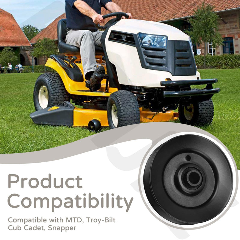 2 Pack 14326 Rotary V-Idler Pulley for MTD Troy-Bilt Cub Cadet 13RX91AT056 Replaces 756-04325