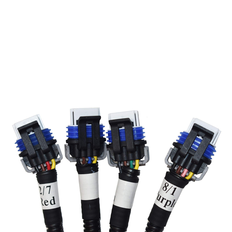  [AUSTRALIA] - A-Team Performance - LSX Ignition Coil Harness Pair 12 Inch and 4 Plugs Relocation - Compatible with Chevy Small Block V8 Gen. 293, 325, 346, 350, 364, 376, 427