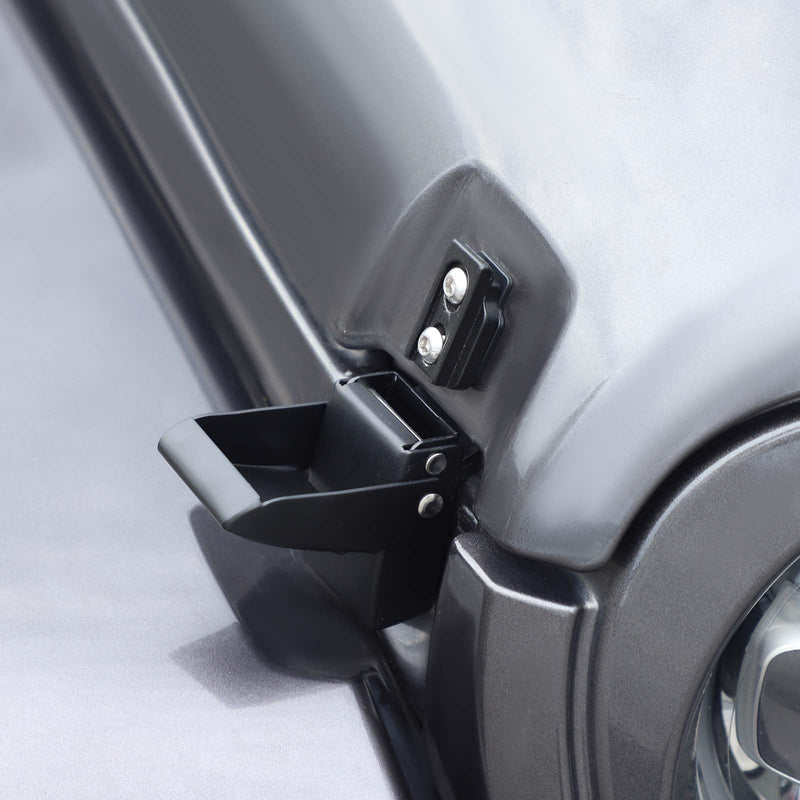 RT-TCZ for Jeep Wrangler Hood Latches Catch Kit with Lock for Jeep Wrangler JK JKU JL JLU Gladiator JT 2007-2024 Black Exterior Accessories 2pcs