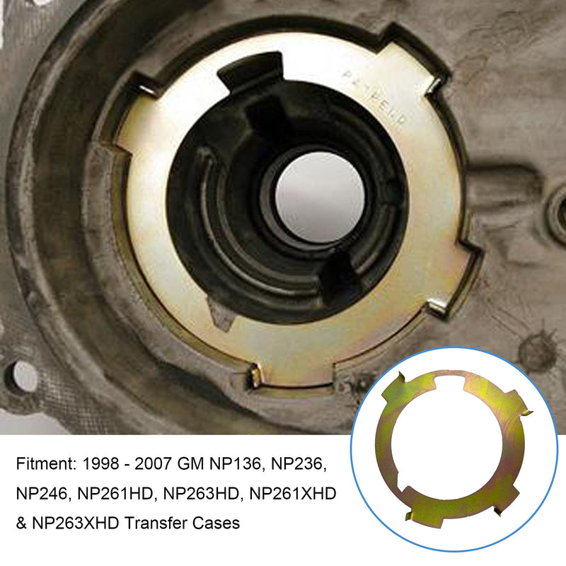Transfer Case Oil Pump Saver Plate Fit for GM NP136/ NP236/ NP246/ NP261HD/ NP263HD/ NP261XHD and NP263XHD Replace BRNY4080 78889 482460