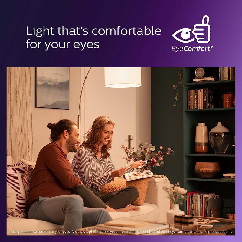 PHILIPS LED 40W B11 9-Pack Ultra Definition Soft White (2700K) 300 Lumen (3.5W = 40W) Dimmable Clear Flicker-Free Candelabra Light Bulbs Soft White (2700k) E12