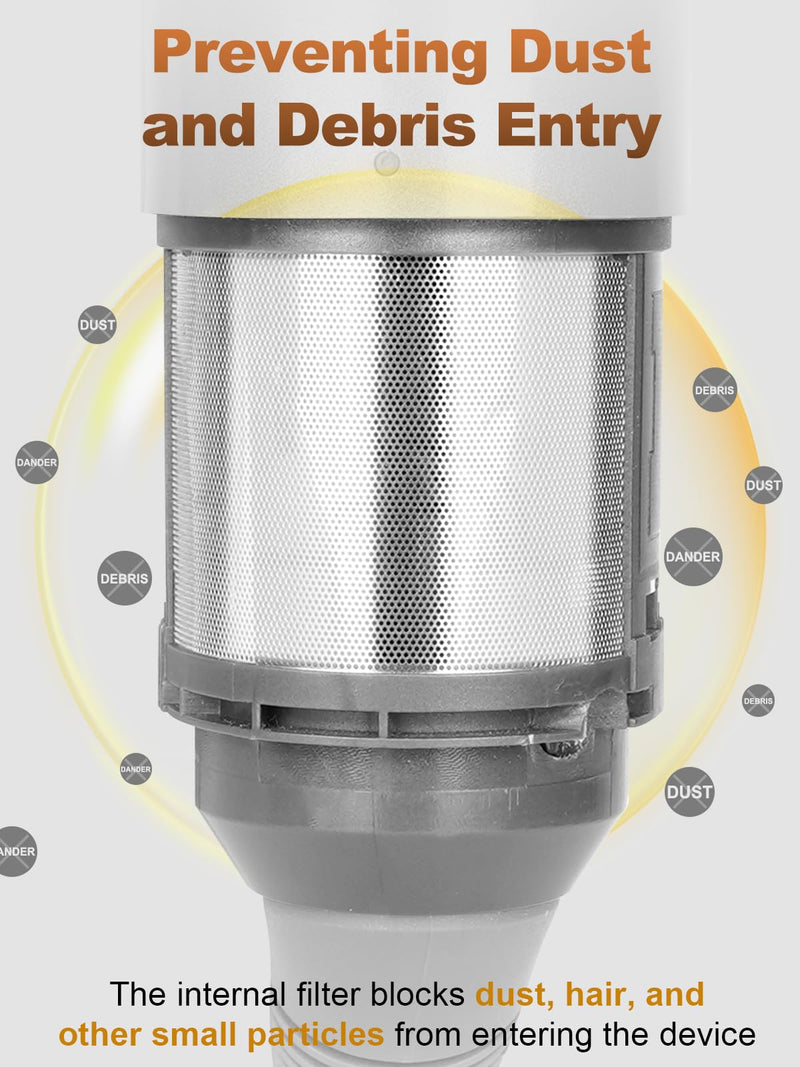 Outer Filter Cage Cover Replacement and Filter Cleaning Brush and Inner Filter Replacement Cover Compatible with Dyson Airwrap HS01 HS02 HS05 HS08