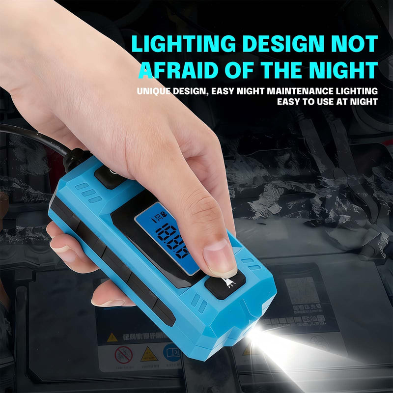 EMESAK Automotive Current Draw Tester, High Precision 0.01A-19.99A Fuse Ammeter, Circuit Fault Finder with LED Lighting and LCD Display for Vehicle Parasitic Drain Diagnosis for Various Vehicles (1pc)