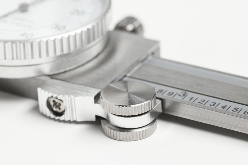 PEC Dial Caliper 0-6 Inch, Stainless Steel Precision Measuring Tool with Shock-Proof Dial, High Accuracy ±0.001" 0-6“