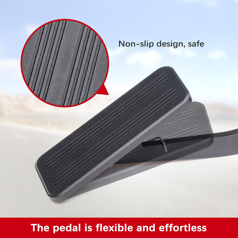 Gas Pedal, Aluminu Throttle Pedal Assembly,Universal Dual Contorl Gas Pedal Accelerator Throttle Pedal Compatible with Chevy Ford Mopar Street Rat Rod