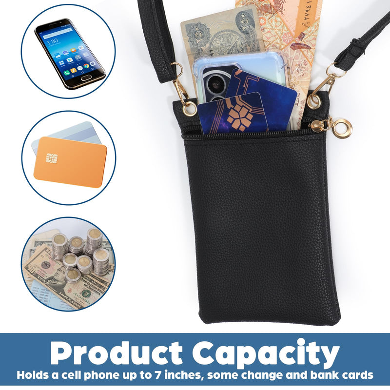 PU Leather Phone Bag Cell Phone Wallet for Women