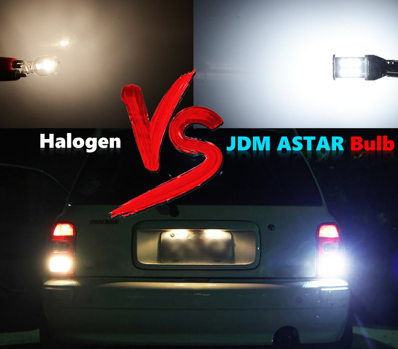 JDM ASTAR Super Bright Error Free 921 912 3035 Chips White LED Bulbs For Backup Reverse Lights Only