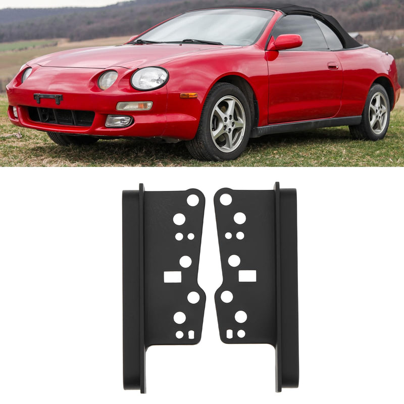 1 Pair Double DIN Car Stereo Fascia Mount Brackets Compatible with Toyota Celica MR2 RAV4