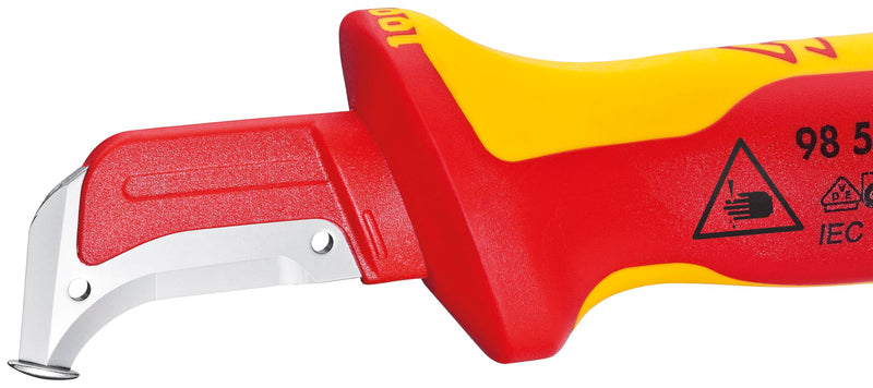 KNIPEX 98 55 1,000V Insulated Dismantling Knife