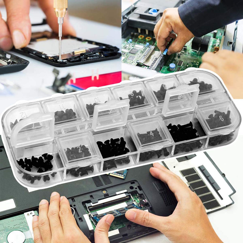 Laptop Screw Set Notebook M2 M2.5 M3 Replacement Screw Kit 240 Pieces for Dell Samsung IBM HP Sony Toshiba Gateway Acer Lenovo Laptops