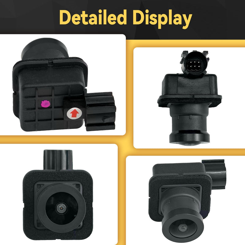 Rear Backup Camera Compatible with 2017-2023 Chrysler Pacifica, 2020 2021 2022 Chrysler Voyager, 170° Wide-Angle Rear View Camera Replaces 68227397AH 68227397AE 68227397AG