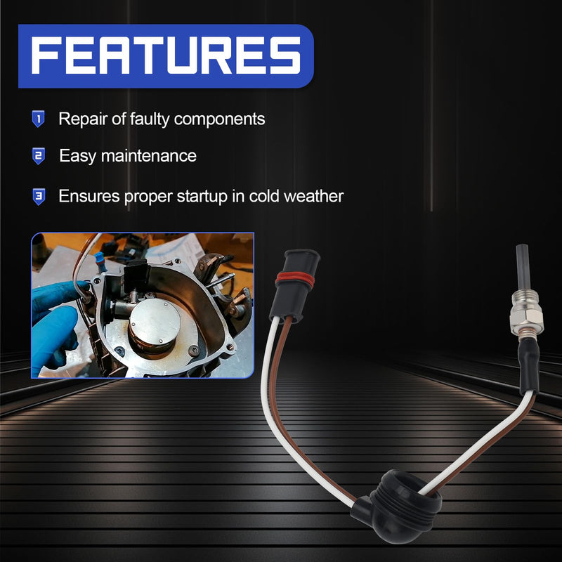 252069011300 12V Diesel Parking Heater Glow Plug Repair Kit for Eberspacher Espar Airtronic 2KW Replace# 252069100102 252069060001 252069010003