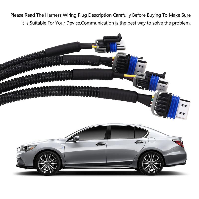 HiSport Ignition Coil Harness Connector Compatible with GM LQ9 LQ4 LS2 LS3 LS7 LSX 4.8 5.3 6.0 6.2 7.0 Truck Relocation Applications 2PCS