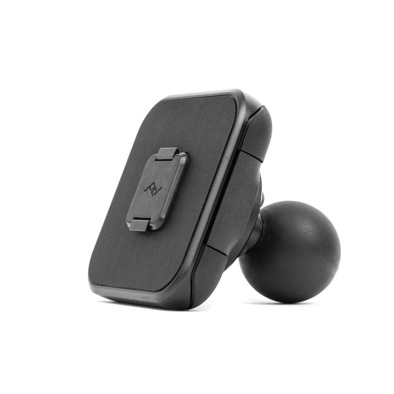 Peak Design Mobile Ball Mount Adapter, Locking, Non-Charging, SlimLink Mounting Technology, Push Button Release, Works with 1" Ball-and-Socket Phone Mount for Car, Truck, Motorcycle, Boat and More