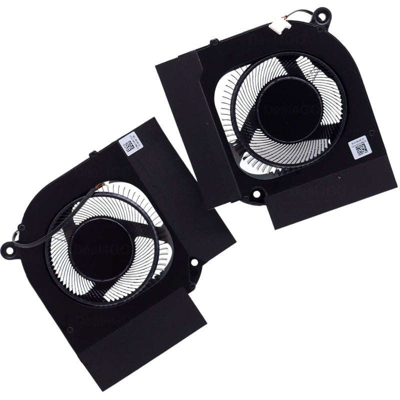 Deal4GO 12V CPU & GPU Graphics Cooling Fan Replacement for Acer Nitro 5 AN515-58 AN517-55 AN515-46 AN517-42 AN515-58-57Y8 AN515-58-525P CPU w/ GPU Fan set