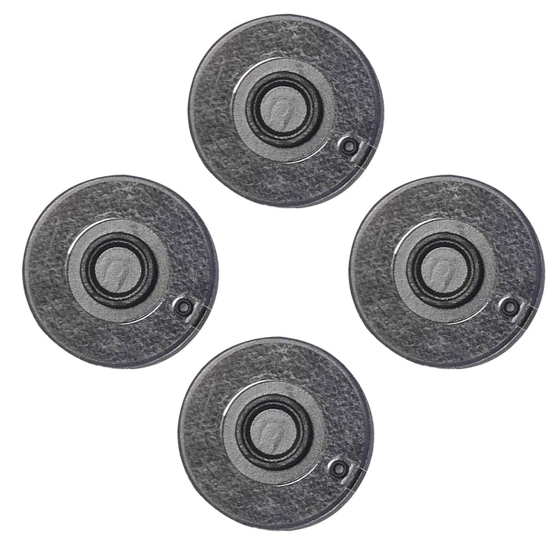 4 Pcs Bottom Case Rubber Feet Replacement for MacBook Pro A1278 A1286 A1297 13" 15" 17" 2009-2012（Black）