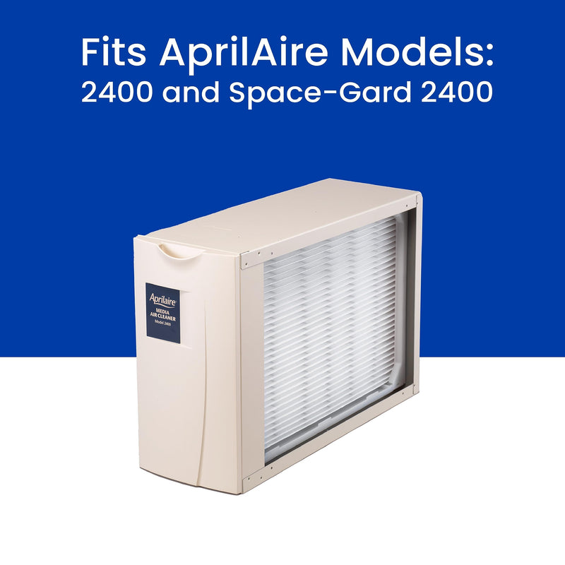 AprilAire 401 Replacement Furnace Filter for AprilAire 2400, Space-Gard 2400 Whole-House Air Purifiers - MERV 10, 16x25x6 Air Filter (Pack of 1) 16" x 25" x 6" (Pack of 1)