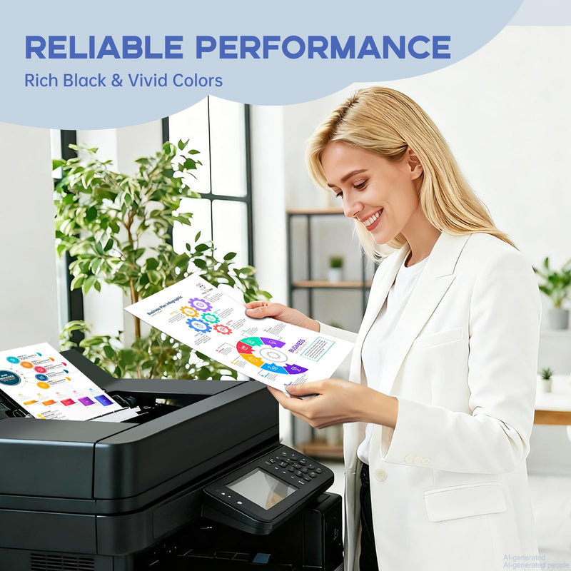 Miss Deer 923XL 923 Ink Cartridges for HP 923 923xl 923e with Latest Chips | Work for OfficeJet Pro 8135 8130 8139 8138 8122 8120 8124 8125 8130 8132 8134 Printer,4 Pack Black, Cyan, Magenta, Yellow