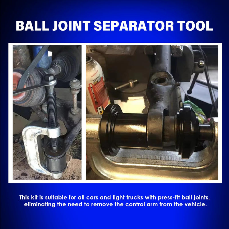 Ball Joint Removal Tool Kit,10PC Ball Joint Press Kit for Most 2WD 4WD Cars and Light Trucks(Blue) blue