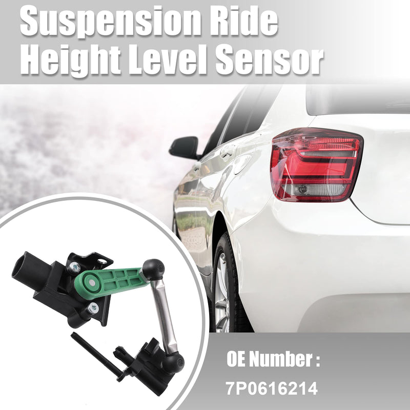 X AUTOHAUX 7P0 616 214 Front Right Side Air Suspension Ride Height Level Sensor for Volkswagen Touareg 2011-2018