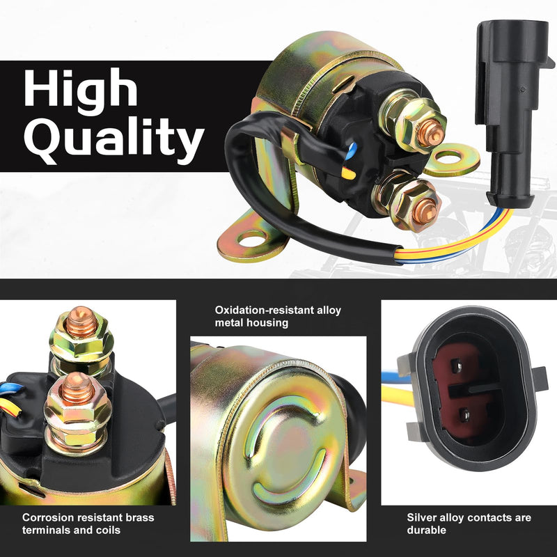 Starter Solenoid Relay for Polaris Ranger 400 500 570 700 800 Sportsman 500 700 800 RZR 4 S XP 570 800 900 Replace 4010947 4012001