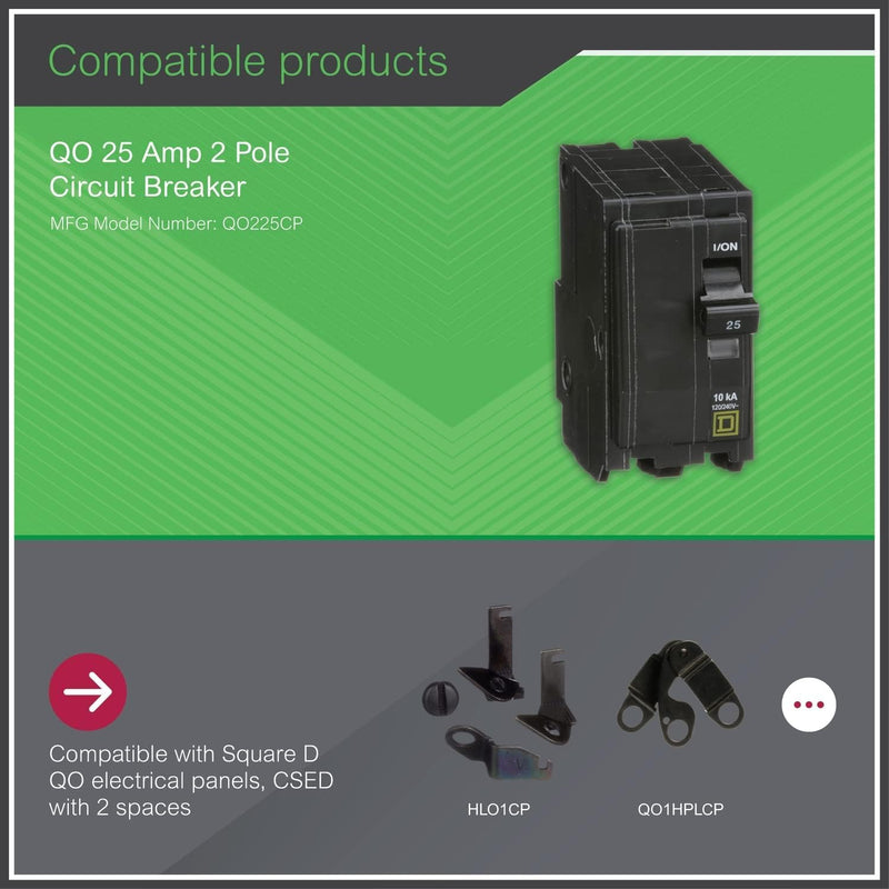 Square D by Schneider Electric Square D - QO225CP Circuit Breaker, Black
