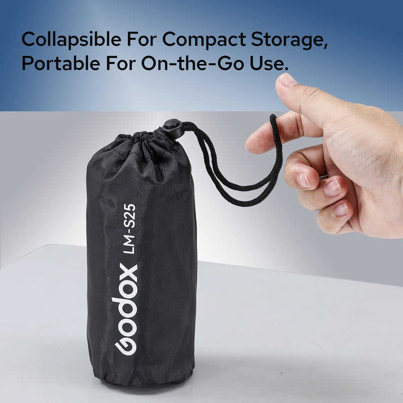 Godox LM-S25 Octa Softbox for Godox Lux Master Retro Camera Flash, Portable Softbox Diffuser with Carry Bag, Producing Soft Natural Light