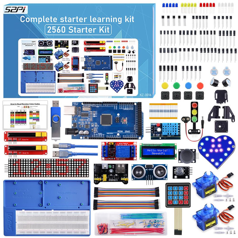 GeeekPi Complete Starter Kit for MEGA 2560 R3 with Tutorial