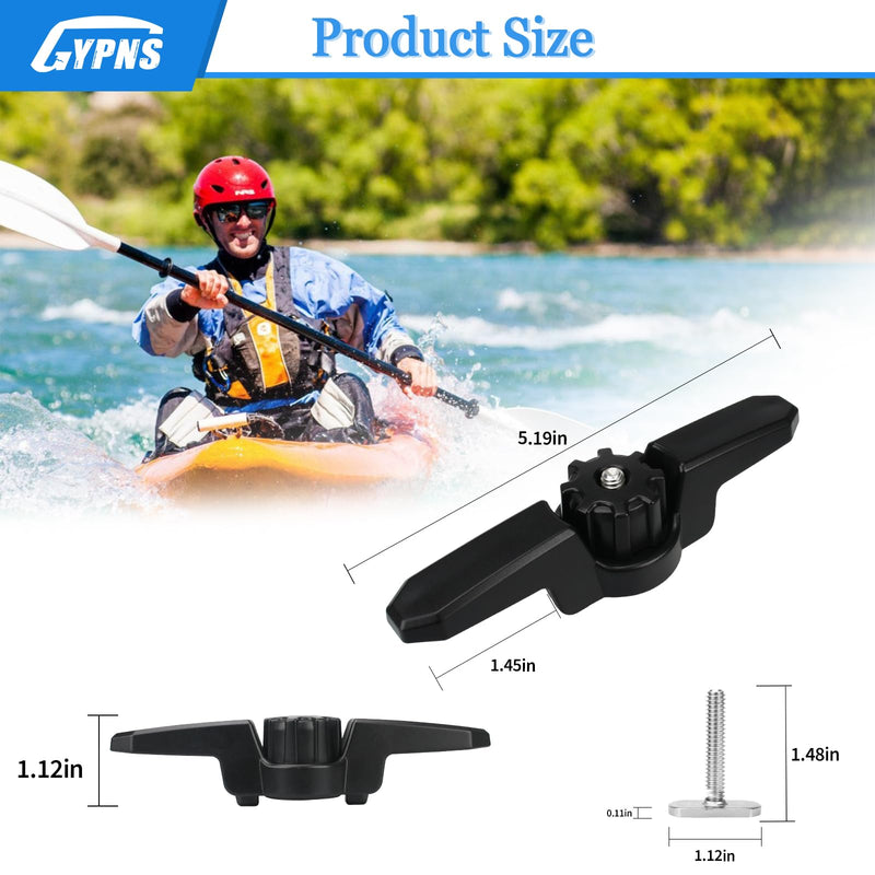 Kayak Track Mount Anchor Cleat, for XL Track Mount Line Cleat Kayak Accessories （2 Pack）
