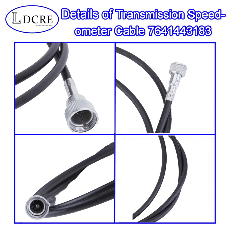 Transmission Speedometer Cable 7641443183,Fits for 55 56 57 Chevy 700R4 TH350 TH400 TH-200,TH-350 TH-400 TH-200-4R TH-700R4,Compatible with Chrysler transmissions 727,904