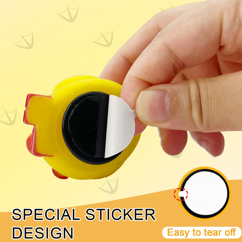 20Pcs Duck Holder for Jeep Dash,Rubber Ducks Plugs for Jeep Wrangler,Dashboard Plastic Duck Mounts,Black (Excluding Rubber Ducks)