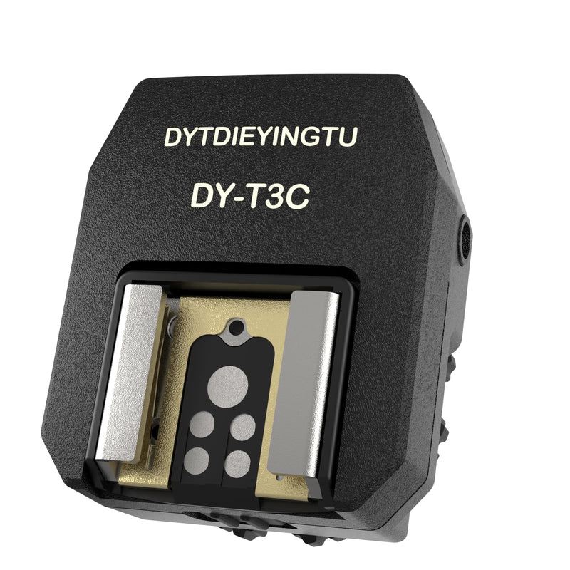 Hot Shoe Multi-Function Adapter for Canon Cameras with 3 PC Sync Ports, Multi-Flash Trigger for Studio Strobe & Speedlite, Supports E-TTL Single Flash & Manual Sync up to 4 Lights