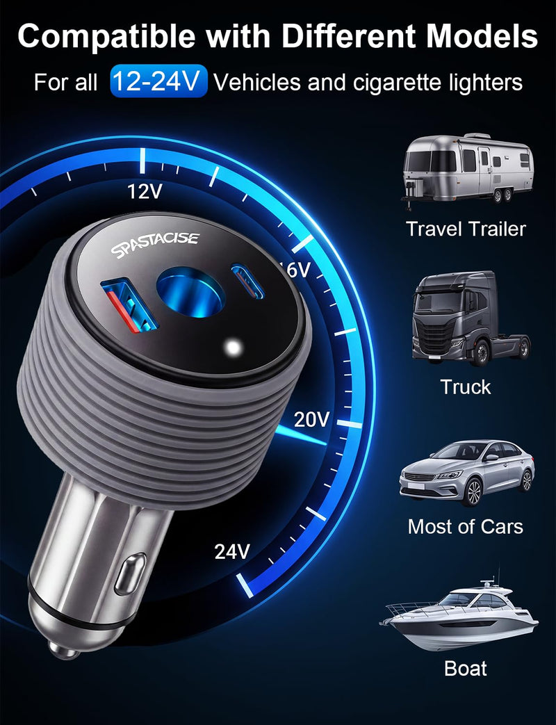Starlink Mini 3-in-1 Car Power Adapter