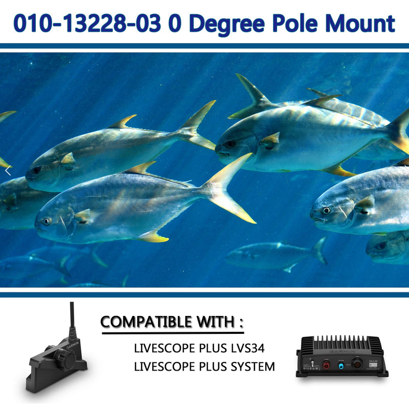 0 Degree Pole Mount Accessories Fit for LiveScope Plus LVS34 & LiveScope Plus System Replaces 010-13228-03 0101322803, Black