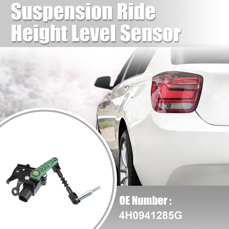 X AUTOHAUX Front Left Side Air Suspension Ride Height Level Sensor for Audi A6 2012-2018 No.4H0941285G