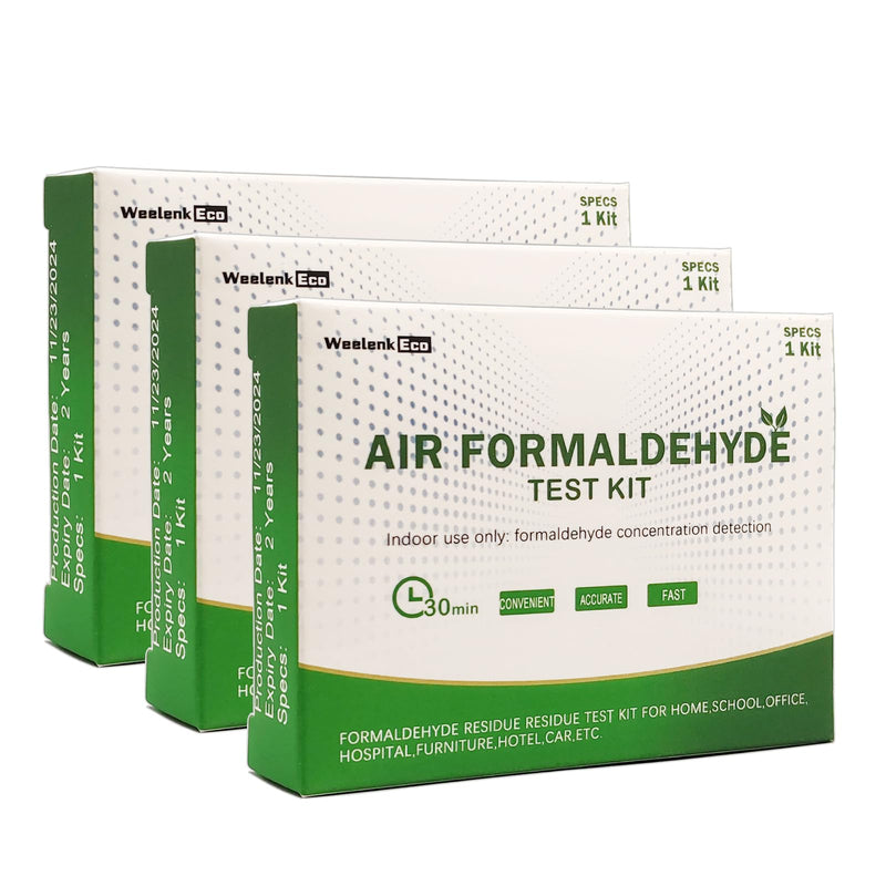Air Formaldehyde (HCHO) DIY Test Kit (3 Kit) - Find Out How Much Formaldehyde is in The air Around You, Suitable for Detecting Formaldehyde Levels in The air of Various Indoor environments 3
