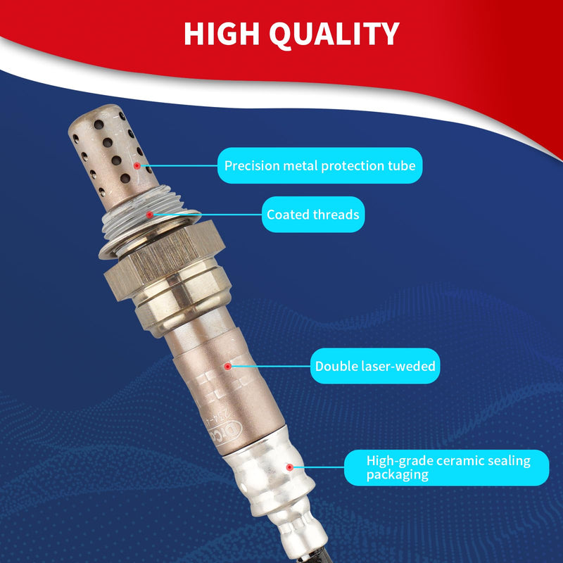 234-4137 Oxygen O2 Sensor Downstream Heated Air Fuel Ratio Compatible with Lexus ES300 LS400 Toyota Camry Solara 4.0L 3.0L 2.2L V8 V6 Replace 89465-06020 89465-33120 234-4137