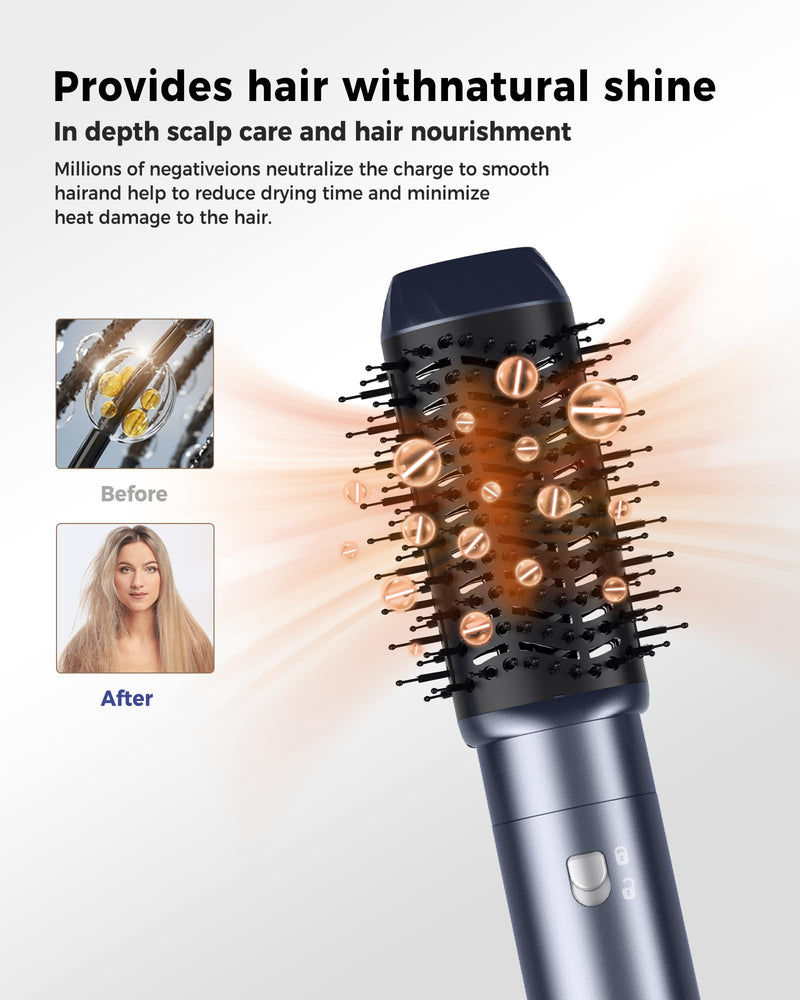 1000W Air Styler Airbrush 6 in 1 Magic Styler Set MogaWave Hair Styler, Blow Dryer Brush, Hair Dryer Brush, Hair Dryer Curler, Air stylers for Women Volume, Curl, Smooth, Dry and Styler