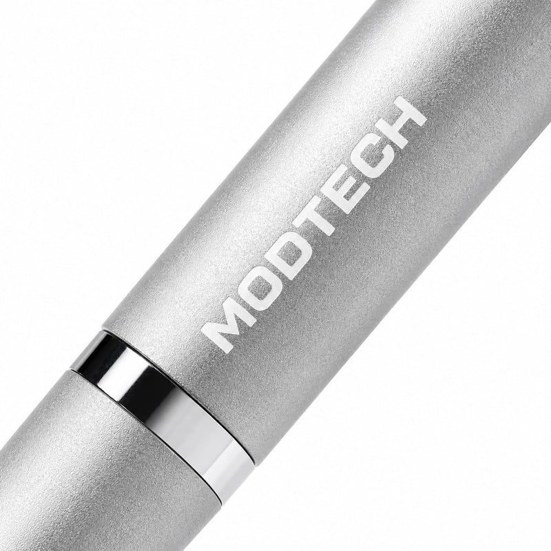 V2 Premium Metal Research Pen with Precision Dial Up to 60 Units - Professional Laboratory Instrument with Aluminum Body & Adjustable Mechanism (Silver) - MODTECH Silver