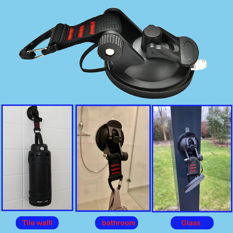 4PCS Heavy Duty Suction Cups Anchor with Hooks, Outdoor Strong Suction Camper Accessories for Camping Tarp Accessory Car Side Awning Trap Tie Down.