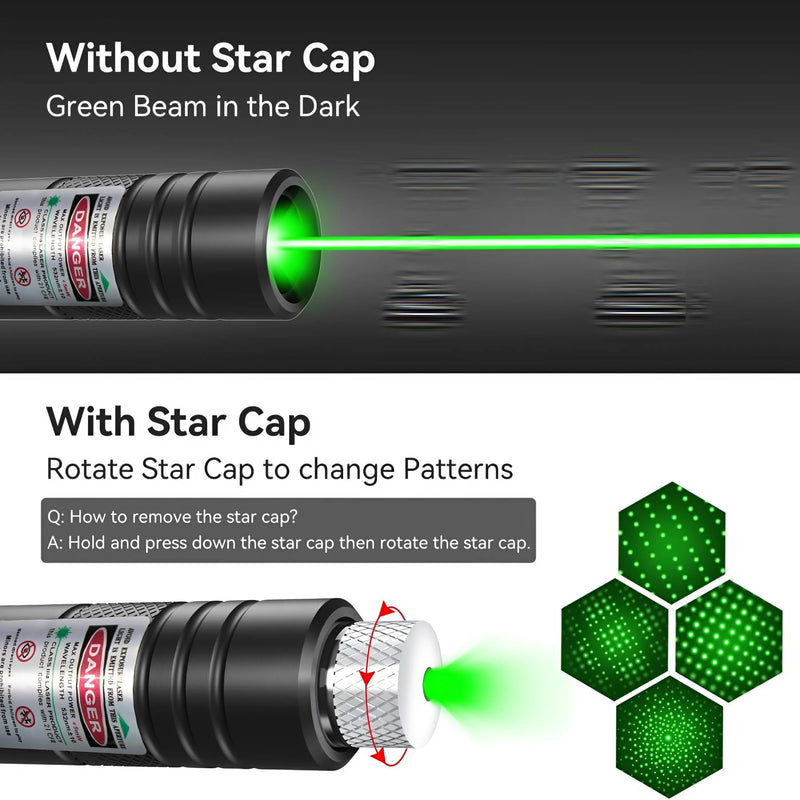 Green USB Rechargeable Presentation Pointer – Perfect for Presentations, Classroom, and Conference Use