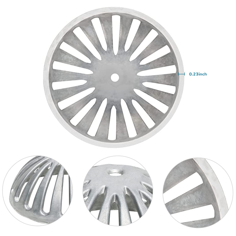 3 PCS Floor Sink Strainer,Heavy Duty Commercial Drain Cover | Drain Strainer Floor Drain Cover for Kitchen, Bar, Outdoor Garden or Bath 5-1/4" Diameter x 2-1/4"H 3