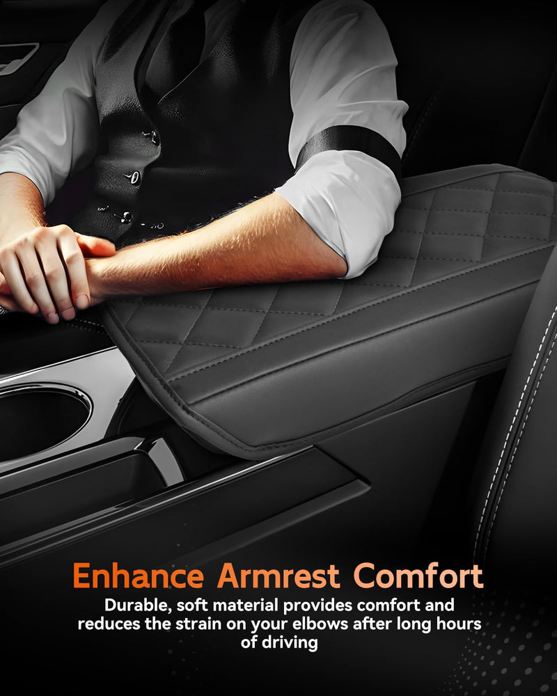 CDEFG for Chevrolet Equinox 2025 2026 Center Console Cover Armrest Box Cover for Chevy Equinox (LT, RS, Activ) Accessories Arm Rest Protector NOT for Equinox EV Equinox 2025+ Thin (NOT for Equinox EV)