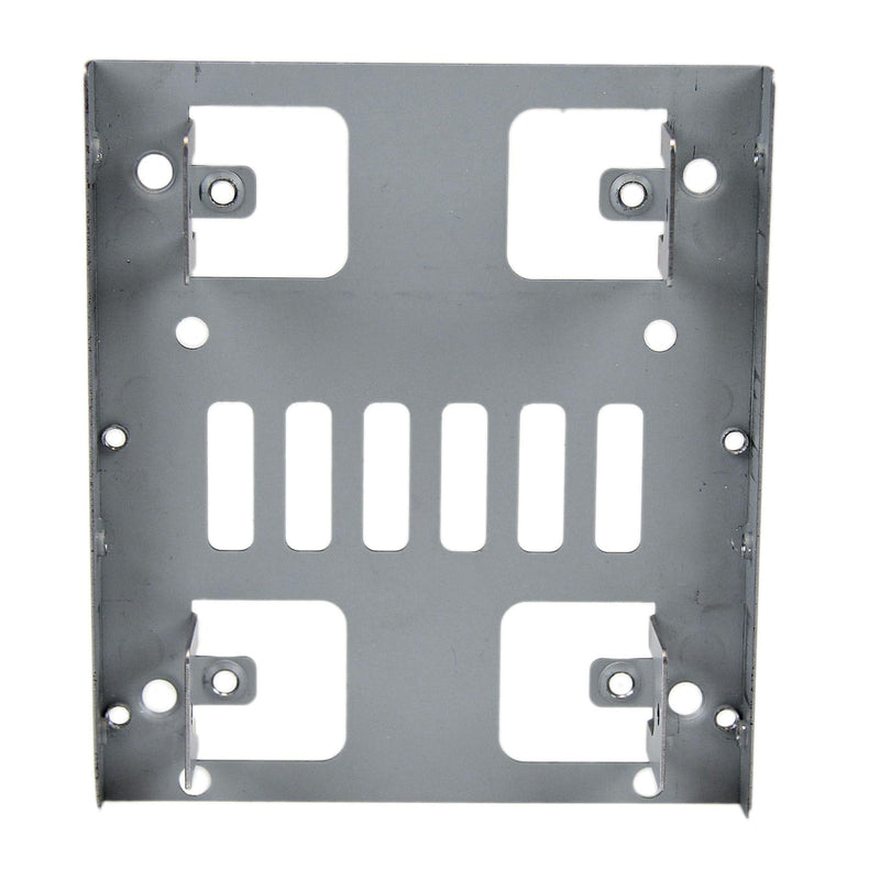 StarTech.com 2.5" to 3.5" SATA Hard Drive Mounting Bracket Kit - Dual SATA SSDs/HDDs Mounting Bracket for Mounting Bay (BRACKET25X2) Steel 1 Count (Pack of 1) 2x2.5" Drive (SATA)